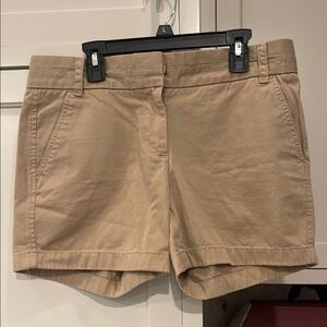 J. Crew Tan Bermuda Shorts Classic Cotton Twill